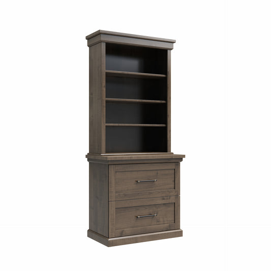 Santorini Lateral File - Shelving Hutch Top
